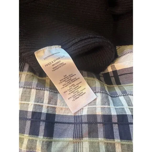 Veronica Beard Leila Wool Rib-Knit & Plaid Sweater - Picture 6 of 7